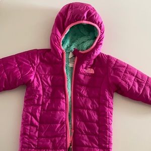 Reversible north face coat